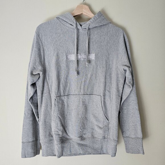 Raised by Wolves Box Logo Hooded Sweatshirt - 2018 - Heather Grey - Sz S - Picture 1 of 11